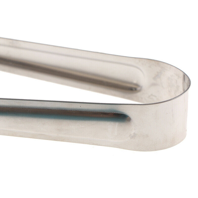 Mini Stainless Steel Sugar Tongs Ice-Cube Picker Coffee Tea Food Serving .l8