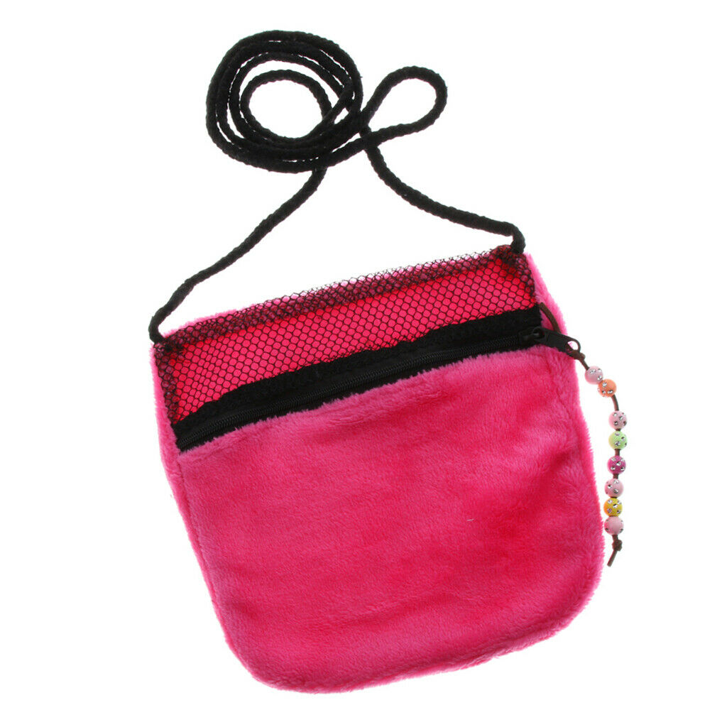 Small Animals Outdoor Travel Bag Hamster Sleep Bunting Comfortable Pink