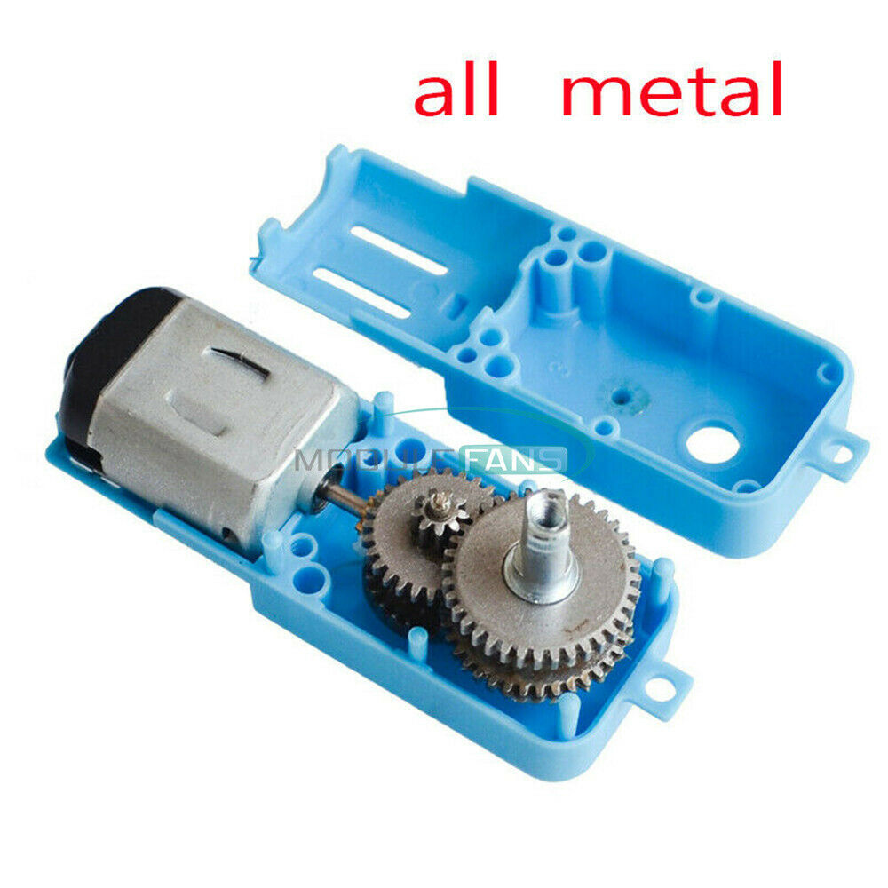 5Pcs 110RPM 1:90 Geared Motor TT Roboter Smart Auto Chassis DIY Anti Interferenz