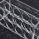 8 Sockets Test Tube Holder Stand RackLaboratory Supplies Tools Transparent New