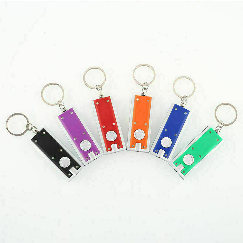 5Pcs Bright LED Camping Light Keyring Torch Key Chain  Flashlight Lam new