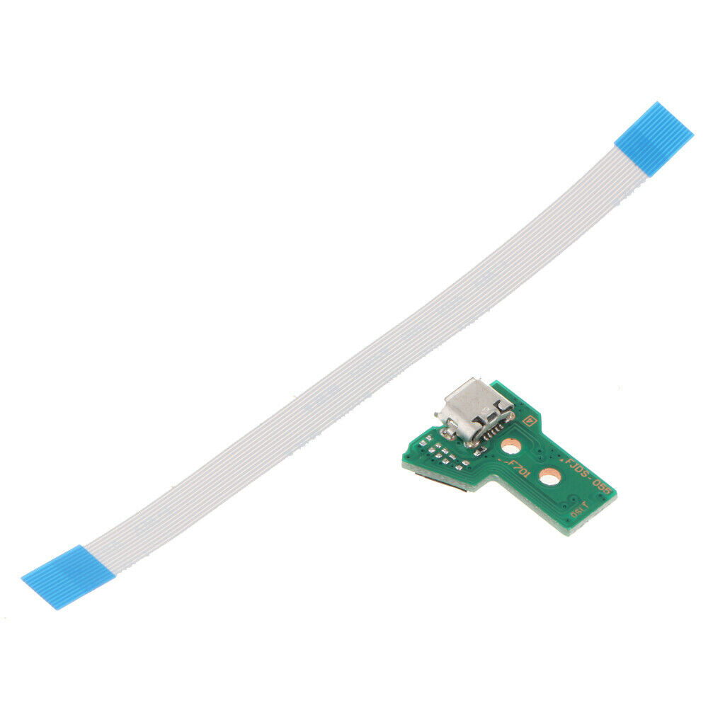 2Pieces USB Charging Port Board JDS-055 with 12Pin Cable for PS4 Controller