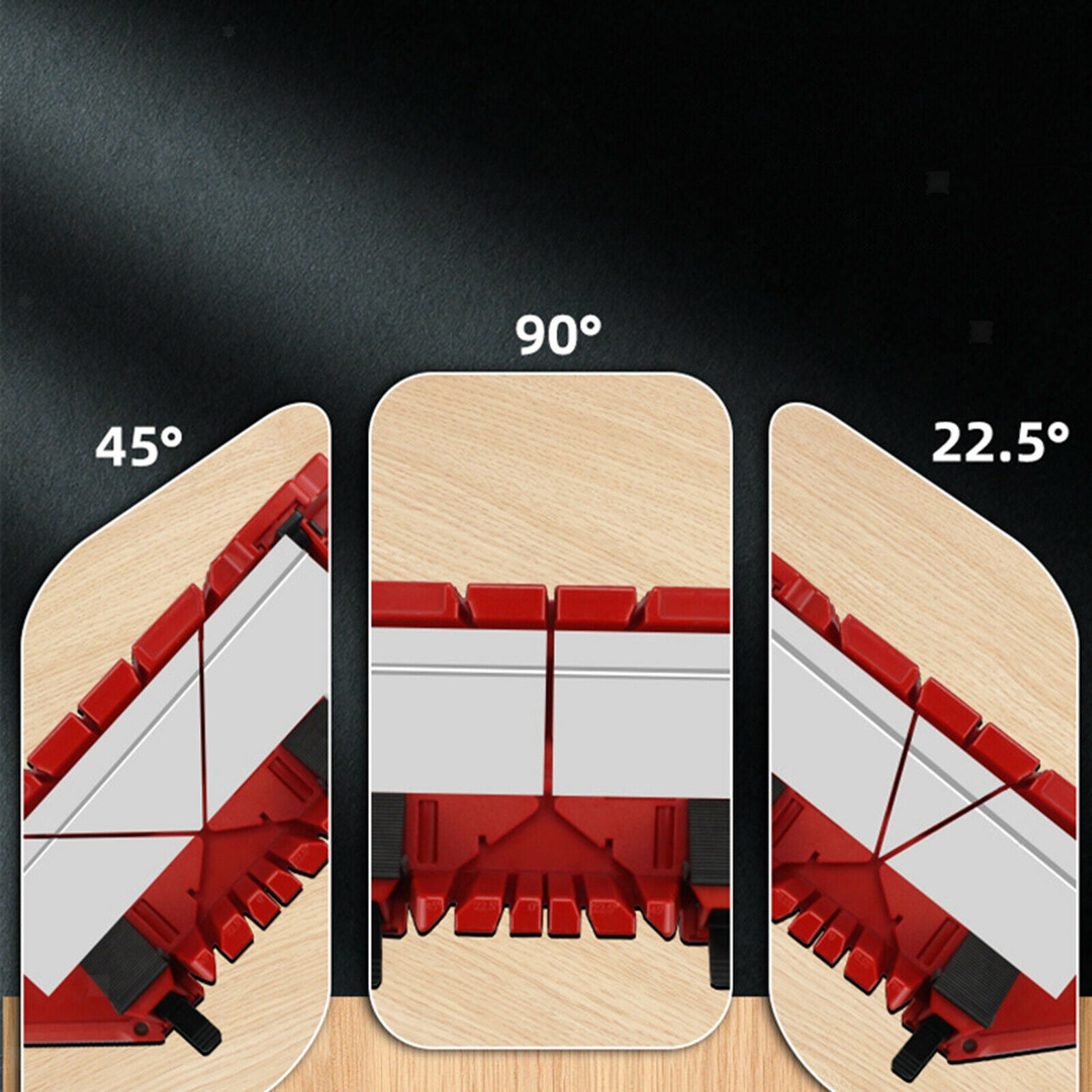 Mitre Box Box 45 and 90 Degrees Carpenter Tool Home Decoration Craftsmanship