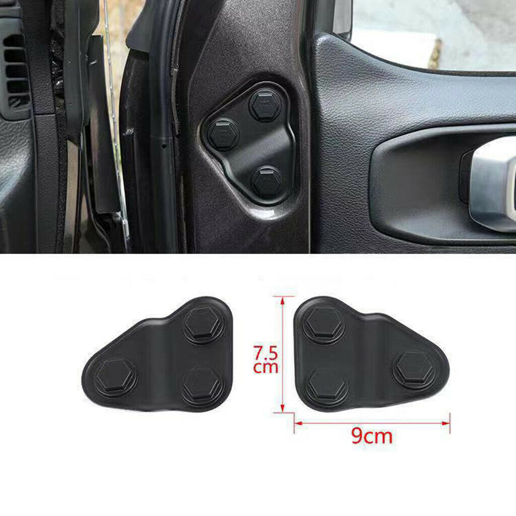 Door Lock Screw Protector Cover Universal For Jeep JL 2018-2020 Accessory