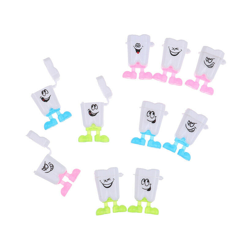 10 Pcs Teeth Shape Milk Teeth Storage Case Baby Teeth Box Organizer Holder R NC