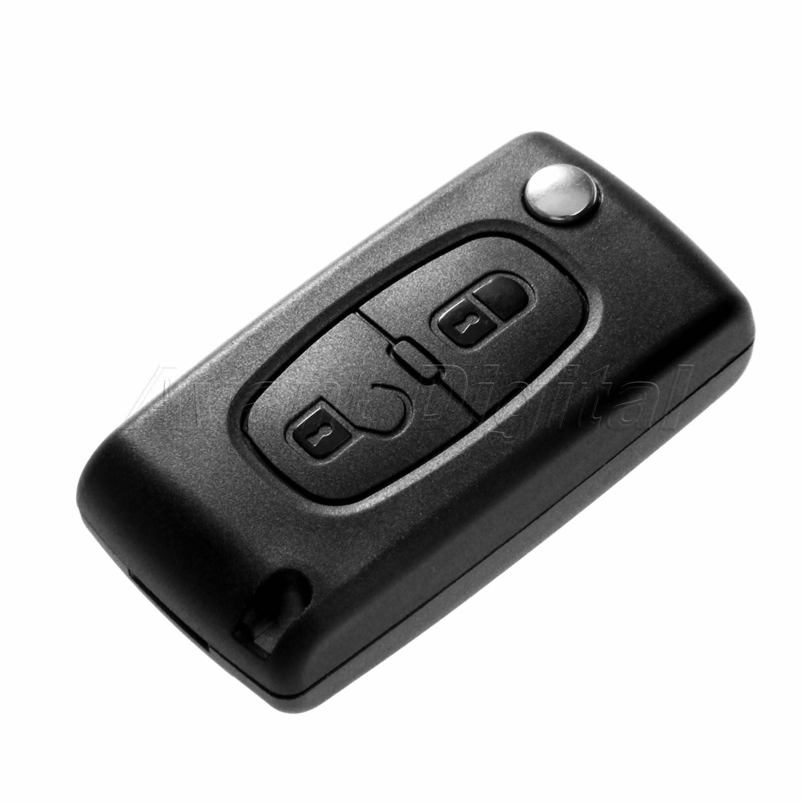 2 Button Replacement Flip Remote Key Fob Case Shell For PEUGEOT 207 307 308 407