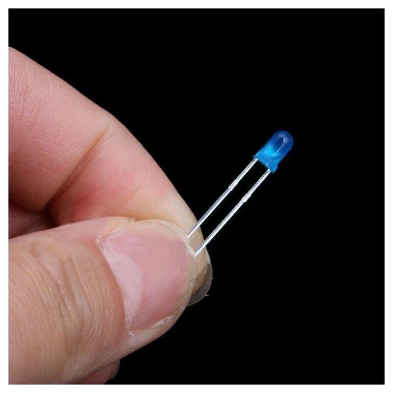 3mm LED 500 pcs red green yellow blue white light emitting diodes W9D1