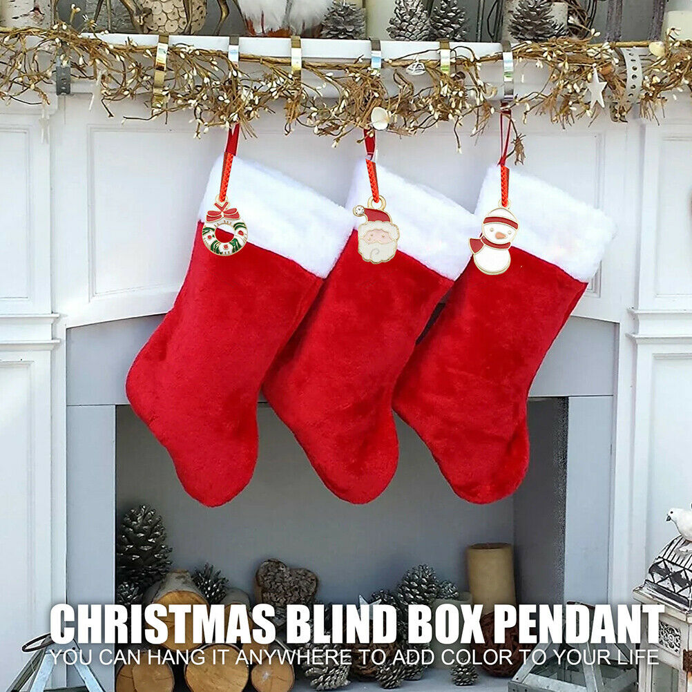 Christmas Pendant Blind Box Christmas Advent Calendar 24 Themed Pendant Ornament