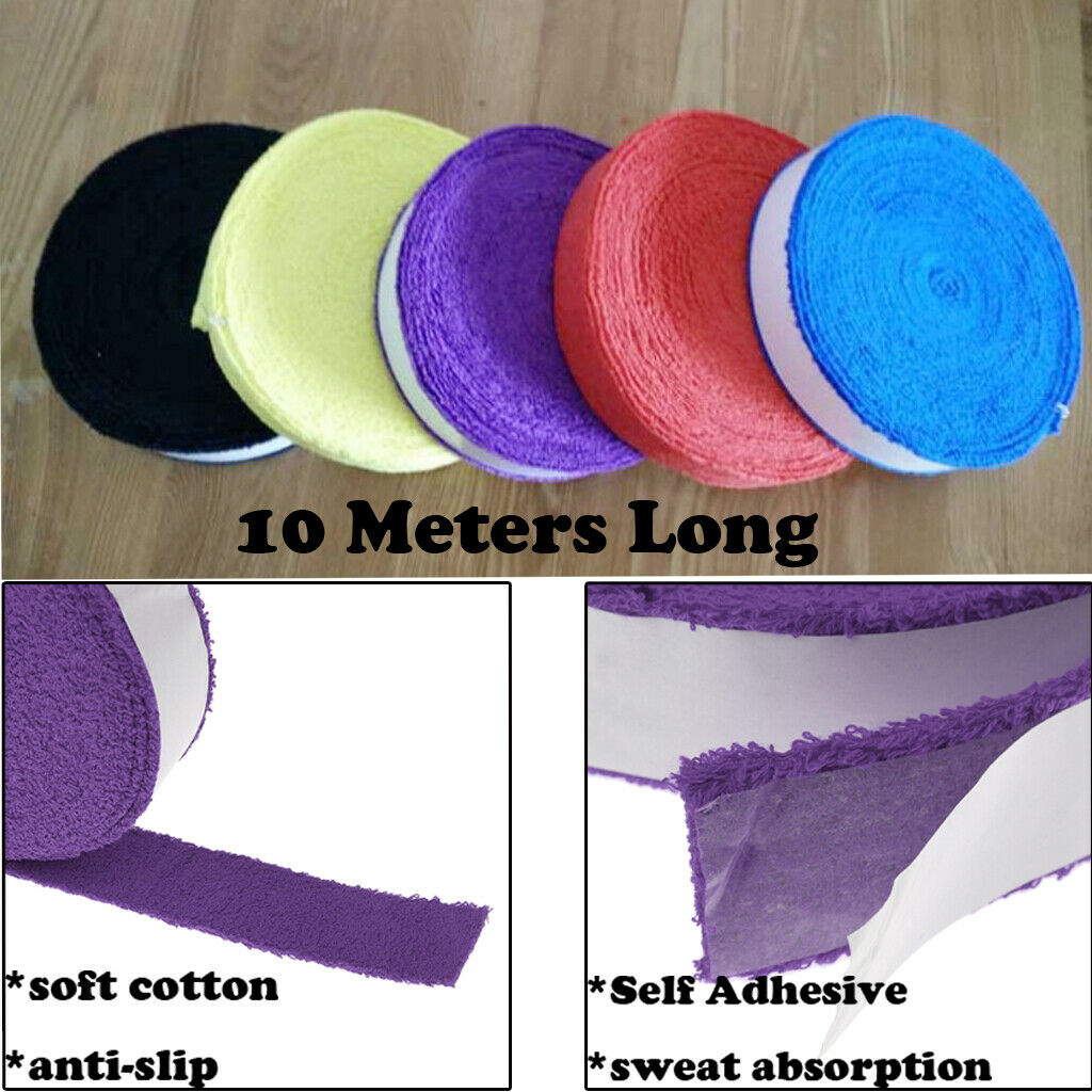 Towel Grip Tape for Tennis Squash Badminton Racquet Racket Overgrip Purple