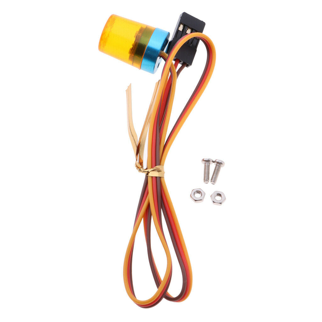 4 Pieces RC Warning Light 4 Modes Birght Lights For 1/10 RC Car Parts And