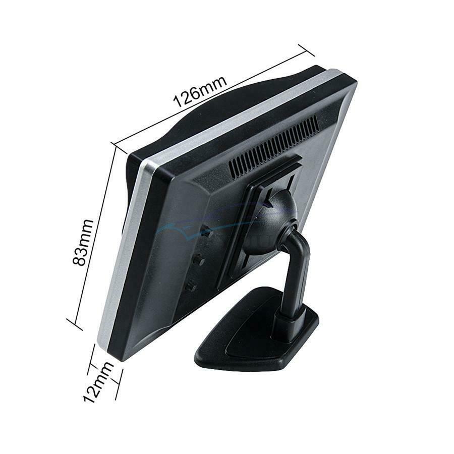 5'' Car TFT LCD High-definition Digital Display W/ 170° Dynamic Tracking Camera