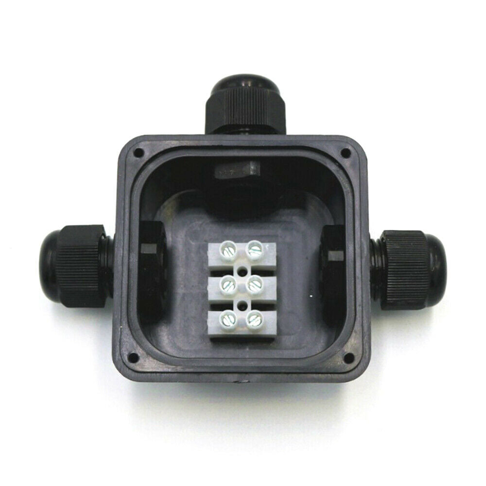 IP68 3Way Waterproof ABS Plastic Electrical Cable Junction Box Connector Outdoor