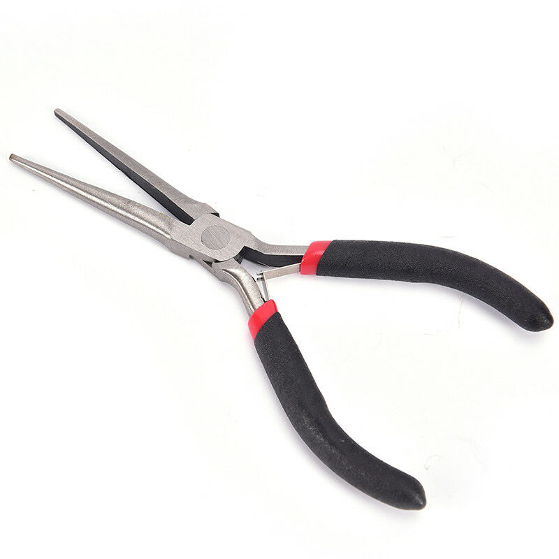 Metal Long Needle Nose Plier Side Cutter Puzzle Modeling Work Precision Tool DD