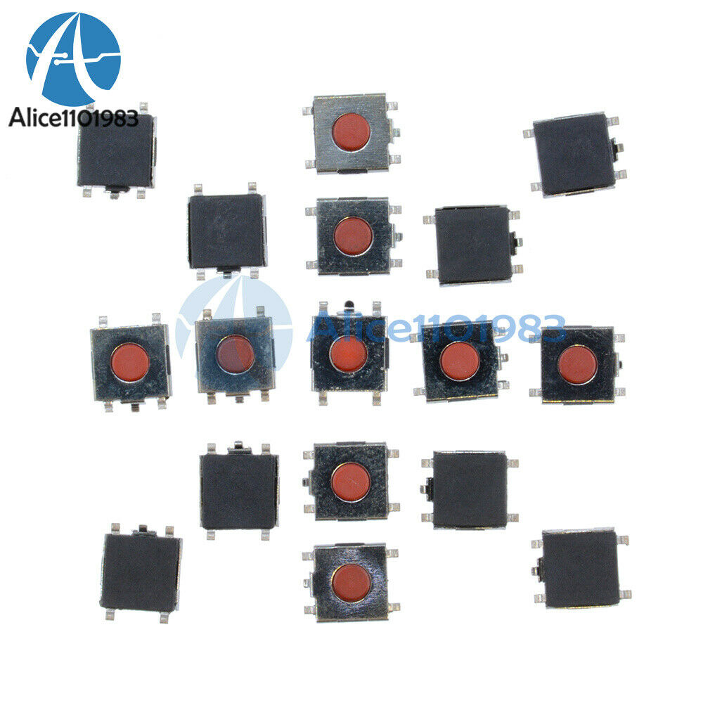 500PCS 6*6*2.5mm Tactile Push Button Switch Tact Switch Micro Switch 4-Pin SMD