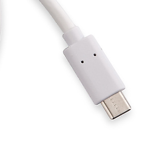 Universal Type C to Type C USB Cable 12pin 10GBs White 1.5m Charger Data Lead