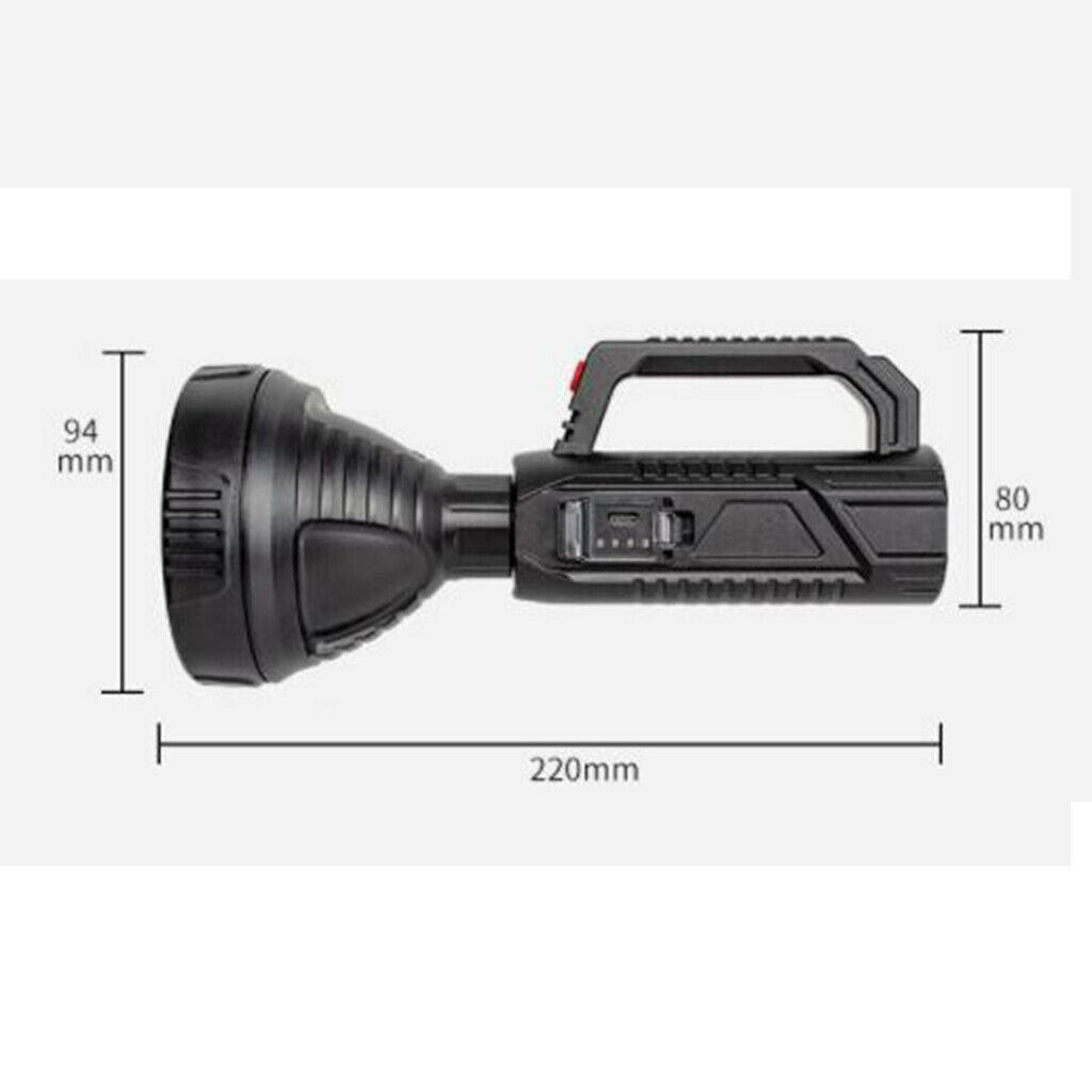 LED Searchlight Rechargeable Portable Handheld Spotlight Camping Lantern,