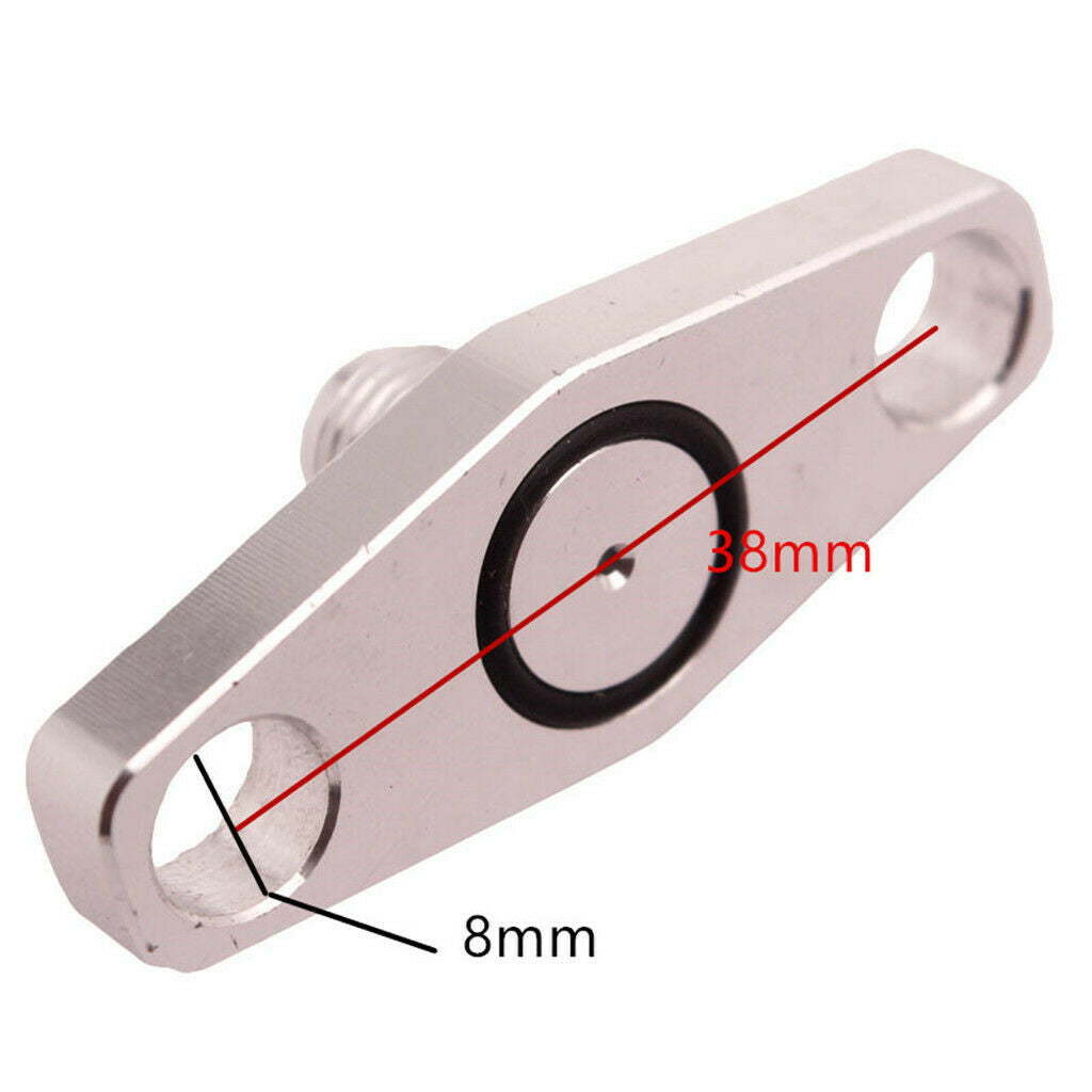 AN3 T3 T4 T04B T04E Turbo Restricted Oil Feed Flange Adaptor Seal Billet