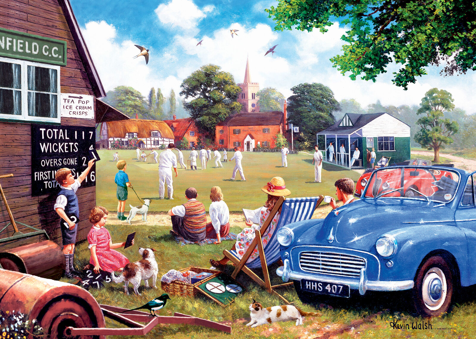 16485 Ravensburger Leisure Days No 4 The Scoreboard End Jigsaw Puzzle 1000pc