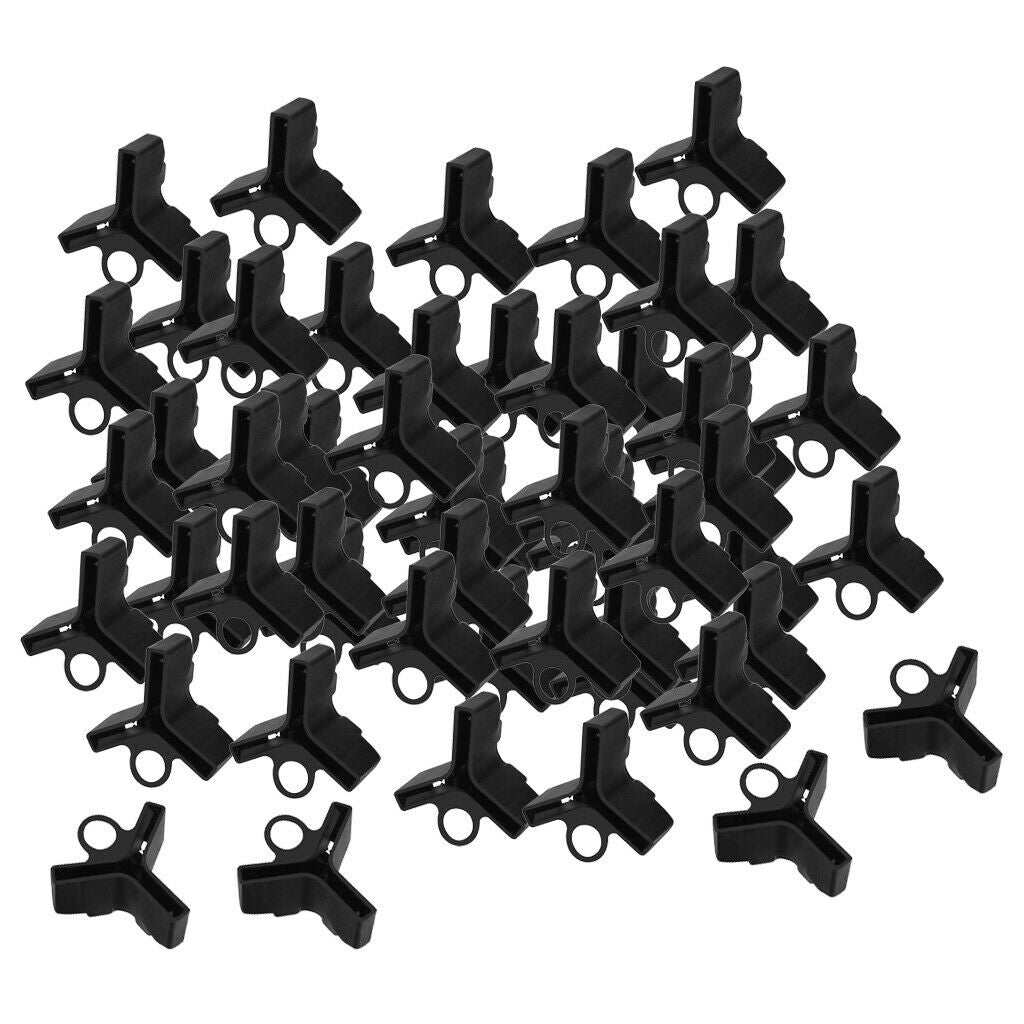 100 Pcs Large Fishing Treble Hooks Case Bonnet Protector   Cover Holder 02