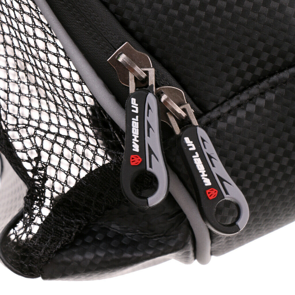 Mountain Road Bike Tail Pouch Road Bicycle Cycling Seat Saddle Bag Black