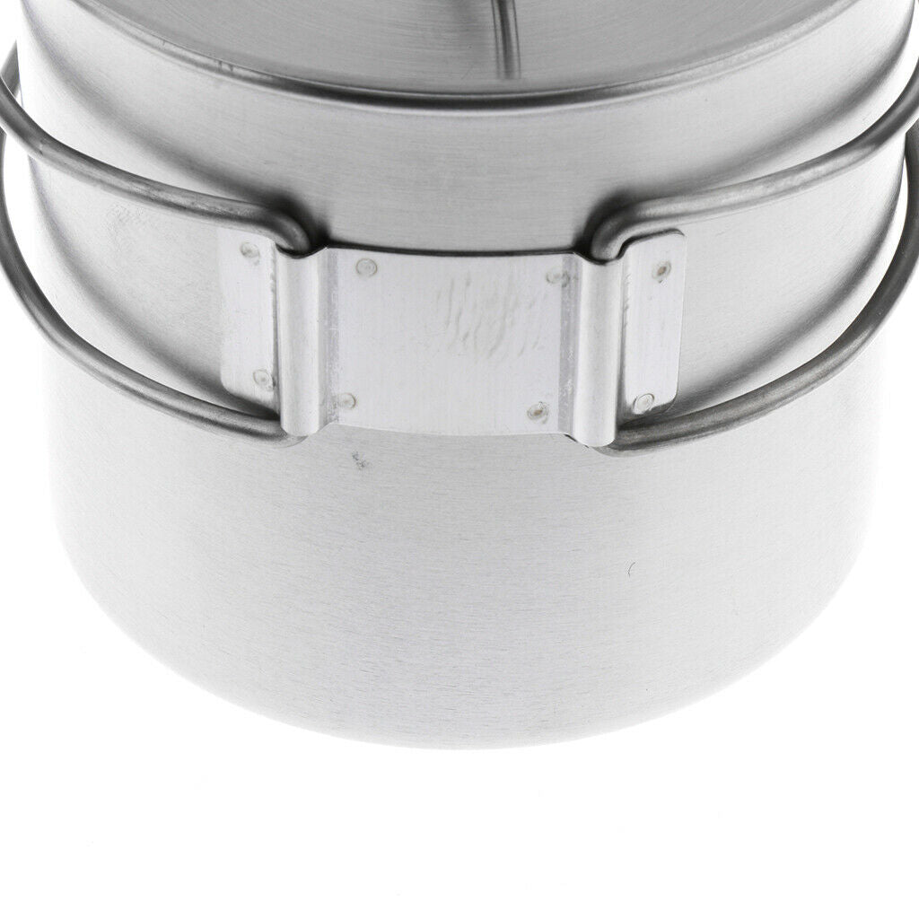 500ml Outdoor Drinking Soup Cooking Cup Pot Bowl Coffee Mug with Handle