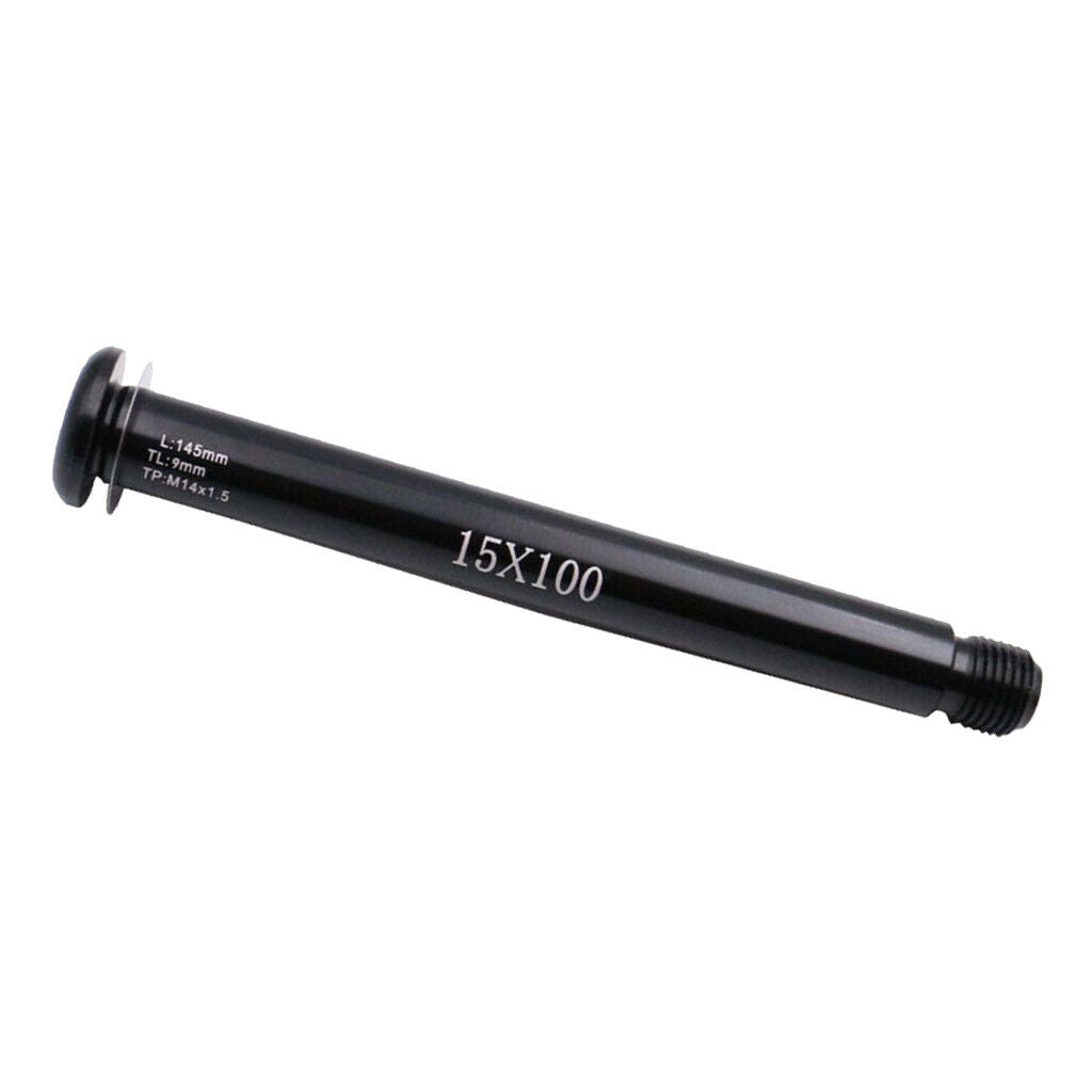 Front Hubs Tube Fork Shaft Thru Axle Lever 100x15mm for Bike Bicycle Parts