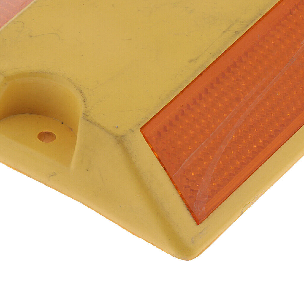 New Commercial 2-Sided Reflector Road Pavement Marker-Yellow