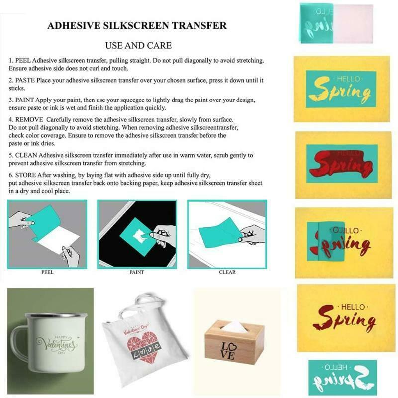 We Wish You a Merry Christmas Self-Adhesive Silk Screen Printing Stencil Sign