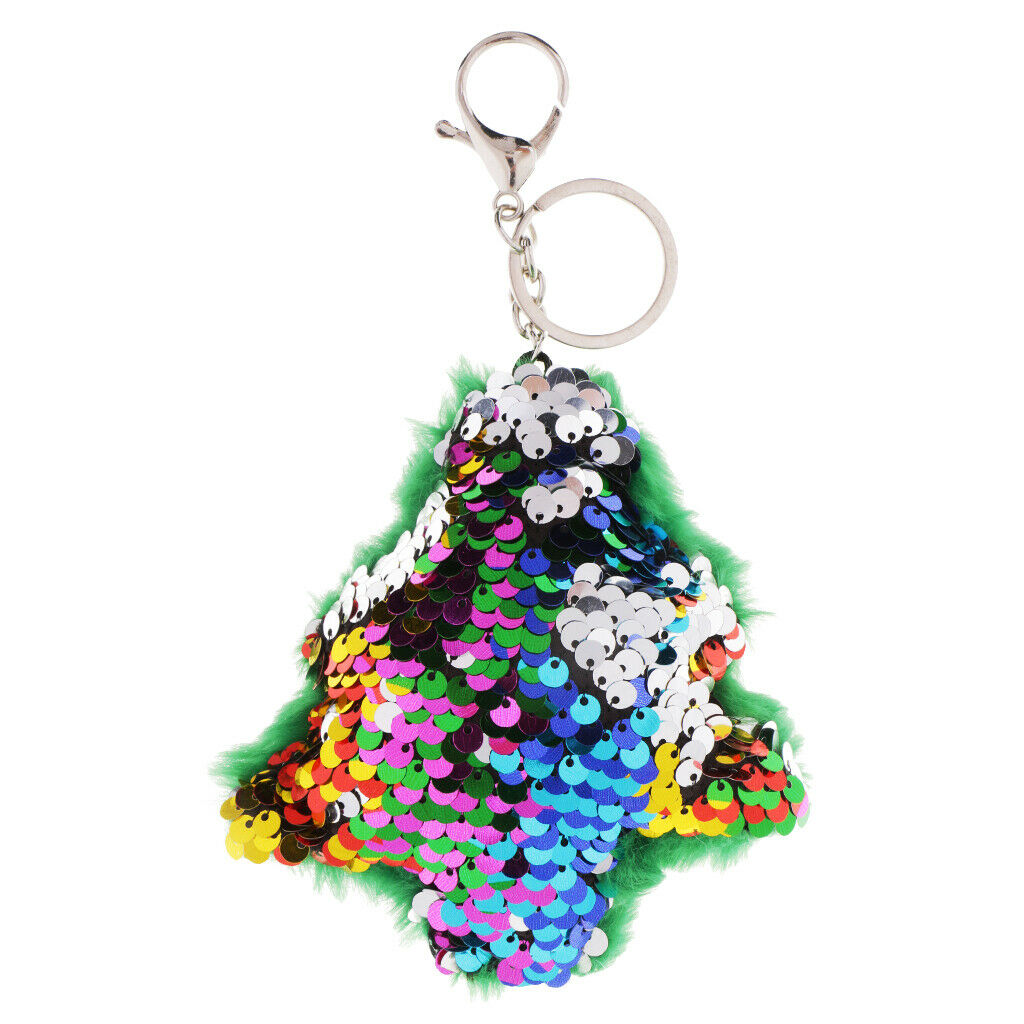 Cute Christmas Tree Style Key Chain Keyring Pendant Lady Bag Car Pendant