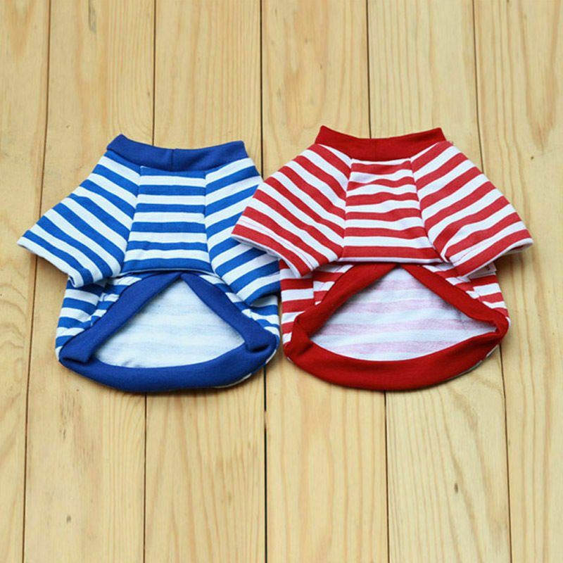 2 Pieces Clothes Vest Dog Animals T-Shirt Cotton Costume Decoration for Dog Cat