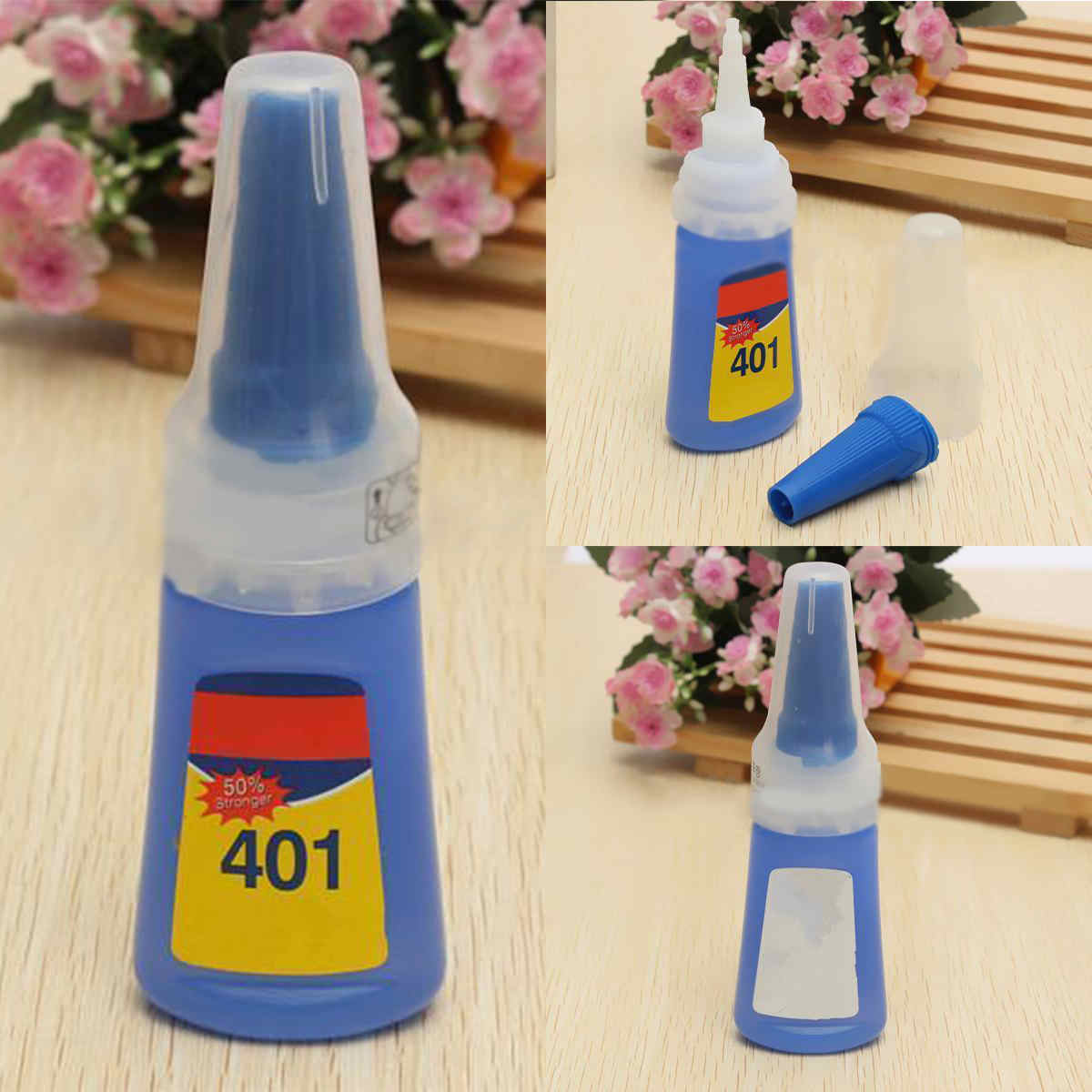 401 Rapid Fix Instant Fast Adhesive 20g Bottle Stronger Super Glue Density 1.05