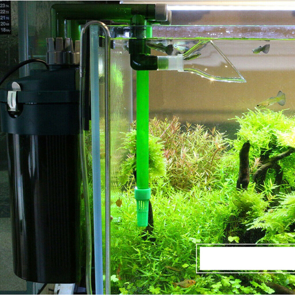 Pack of 4 Transparent Lily Pipe Aquariums Accessory For Fish Tank Parts