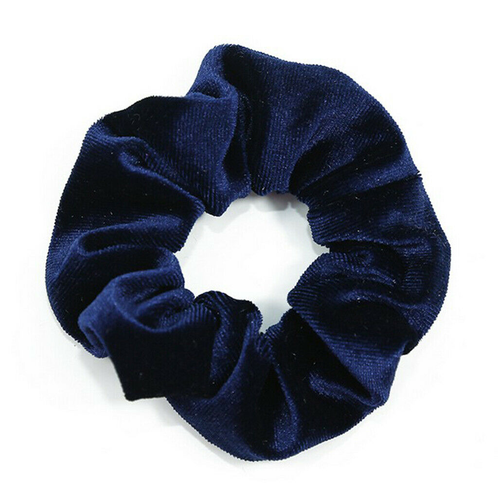 2x Velvet Scrunchies Assorted Rubber Hair Band Hair Ring Hair Accessories
