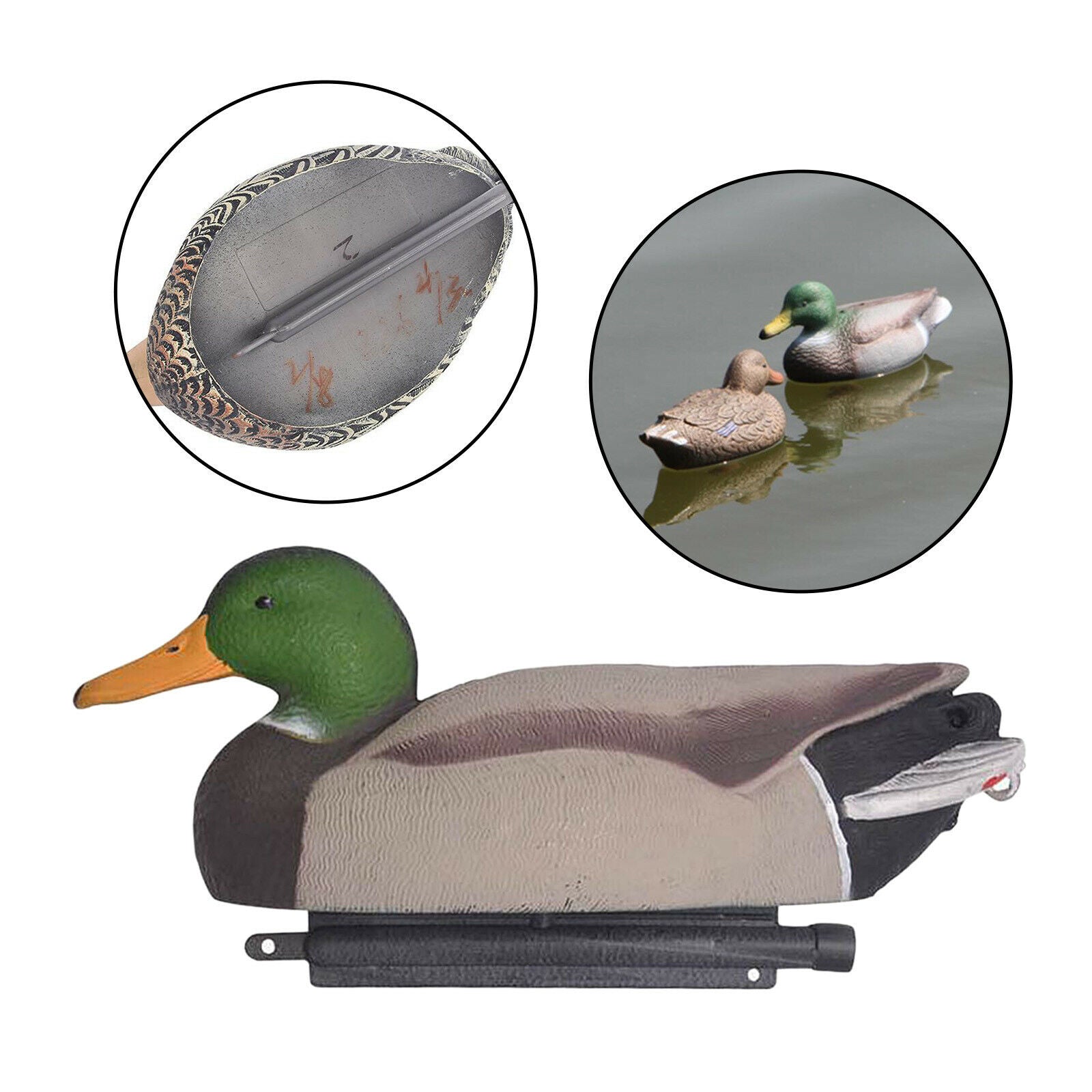 Foam Duck Hunting Decoy Full-Body Scarer Scarecrow Crow Decoys Shooting Decors