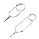 2pcs Stainless Steel Fly Tying Hackle Pliers Fly Tying Tools 2 Size