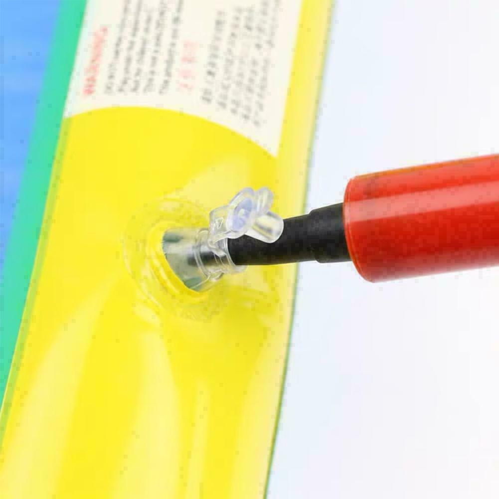 Red Party Hand Air Pump Balloon Swimming Ring Inflatable inflator Easy&Fast X7C0