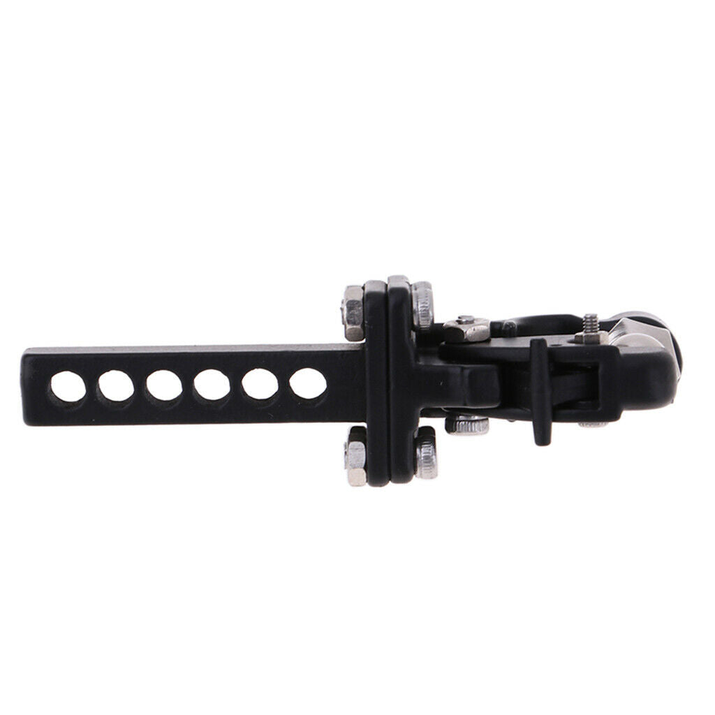 1:10 RC Crawler Metal Adjustable Drop Hitch Receiver Trailer Tow Bar (Black)