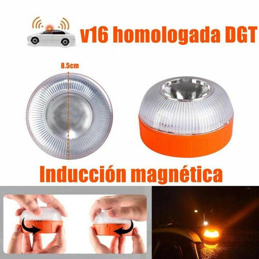 LED Emergency Light Magnetic Automatic Flash Light Car Ceiling Barricade Warning