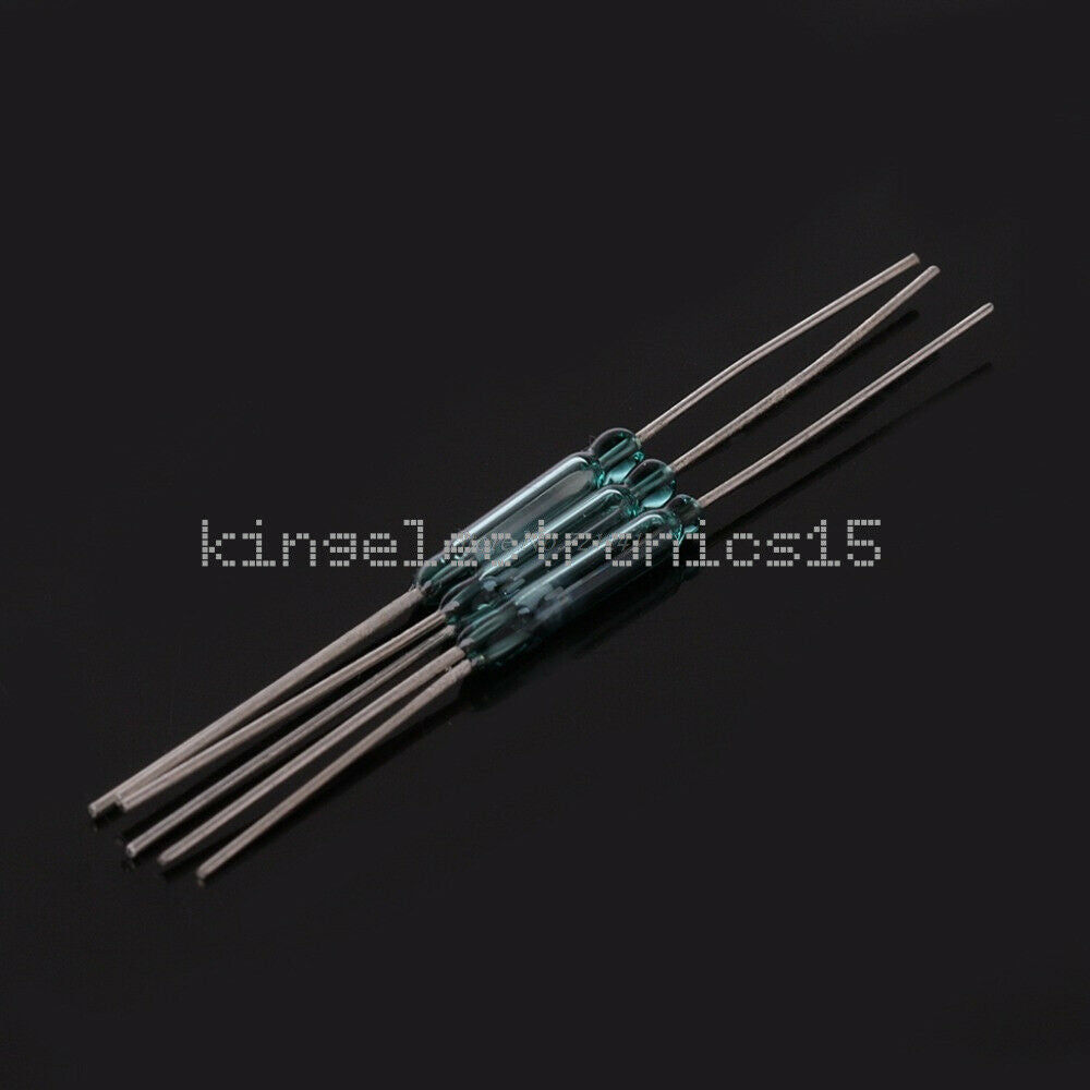 10PCS X  2.5 x14mm Glass Reed Relay 4W 3-Pin Magnetic N/O N/C Switch NEW