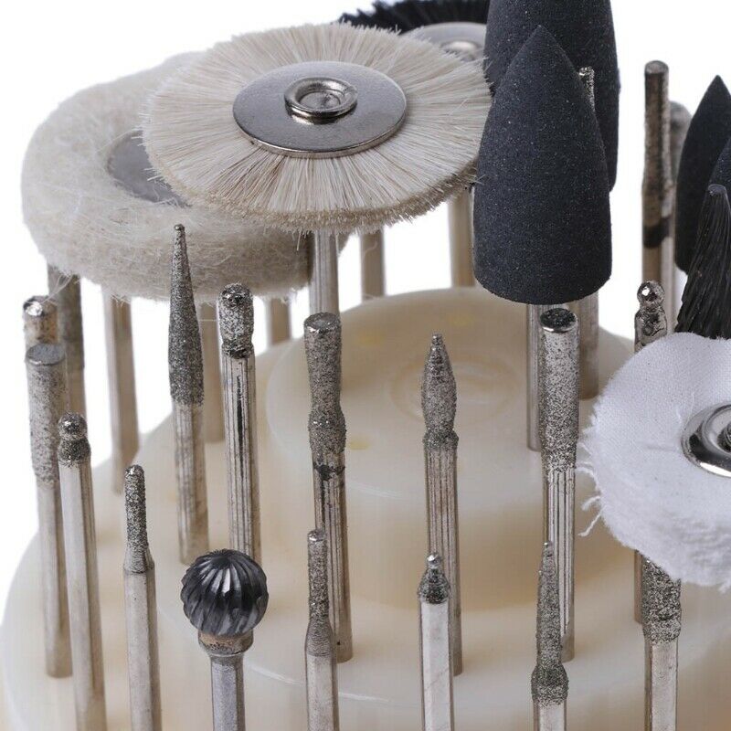 41Pcs 2.35 Mm Dental Laboratory Silicone Rubber Rotary Polishing Drill Bits