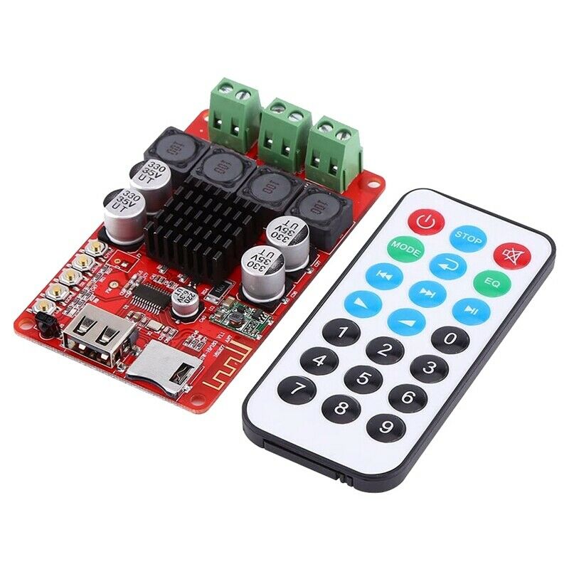 TPA3116 50W X2 Digital Amplifier Board Bluetooth Stereo AMP Board TF Card DecoP5