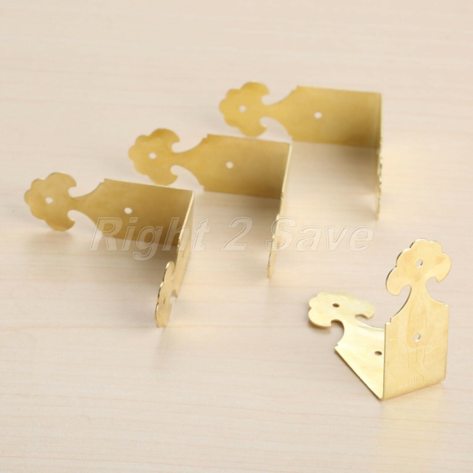 46mm*22mm Zinc Alloy Corner Decorative Protectors Desk Jewelry Box Corner Guards