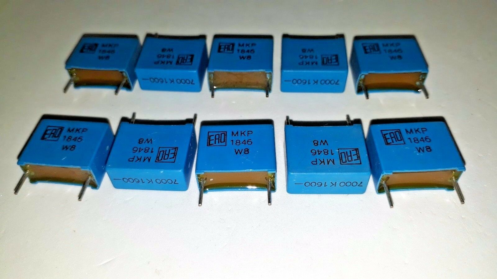10pcs  NOS ERO MKP1846 7nF 7000pF 1600V HI_END MKP CAPS FOR TUBE AUDIO !