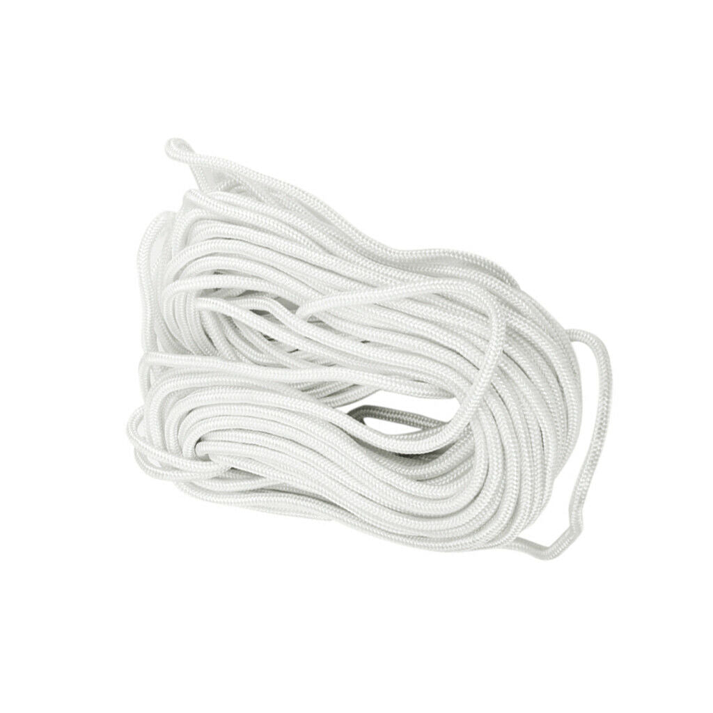 MagiDeal 20M rope anchor line safety rope for boats kayak canoe white