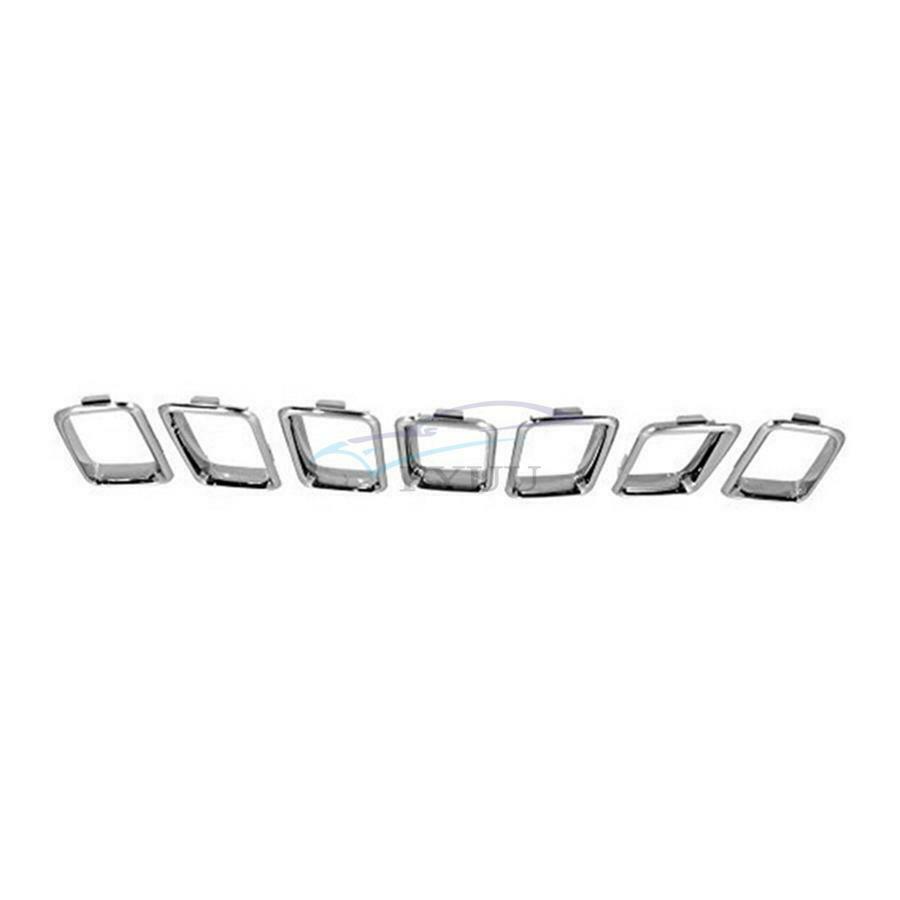 7Pieces Chrome Vehicle Front Grille Trim For Jeep Compass 2011-16 Latitude Sport