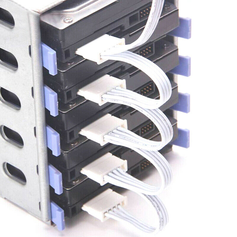 IDE Molex 4Pin to SATA Adapter 1 to 5 Splitter Hard Drive Power Extension .l8