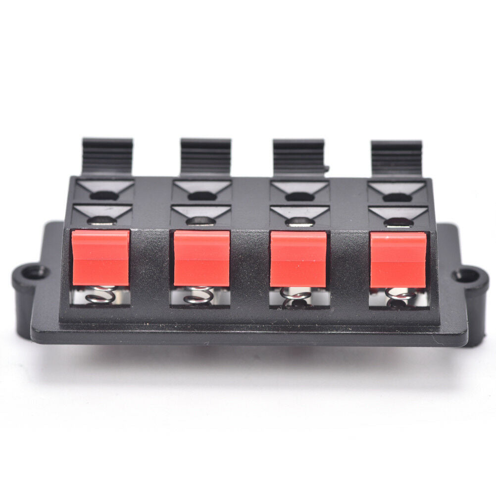 2Pcs 12 Terminal 12 Position Spring Loaded Push Speaker Socket Connector B.l8