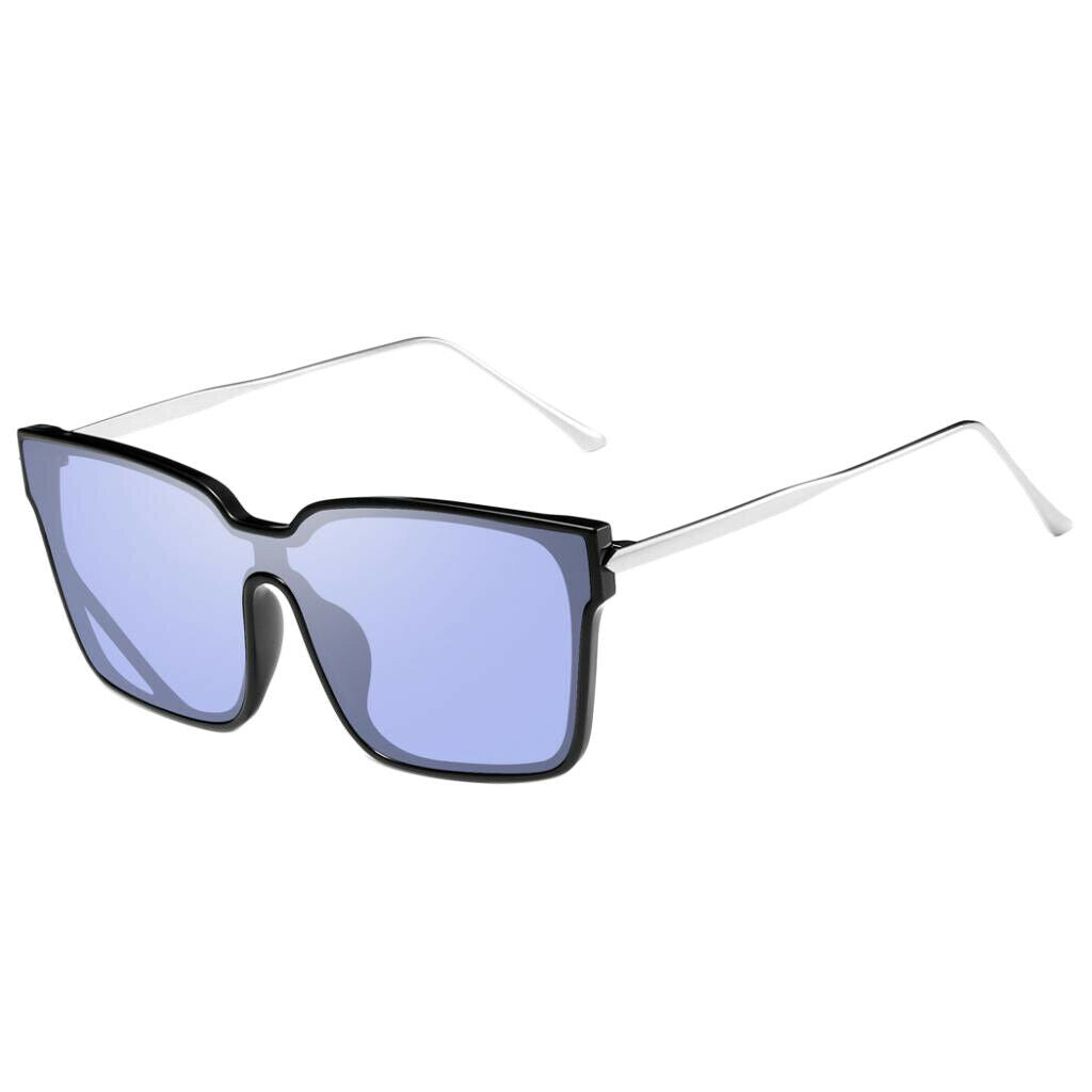 Square Shaped Sunglasses Summer Sun Glasses Party Club Eyewear Black+Purple