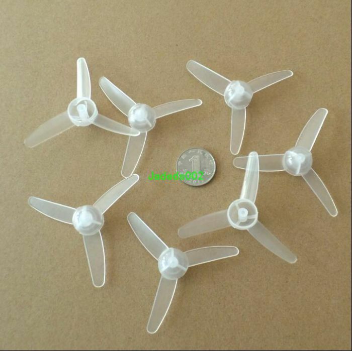 1pcs 80mm Transparent plastic small fan HM propeller