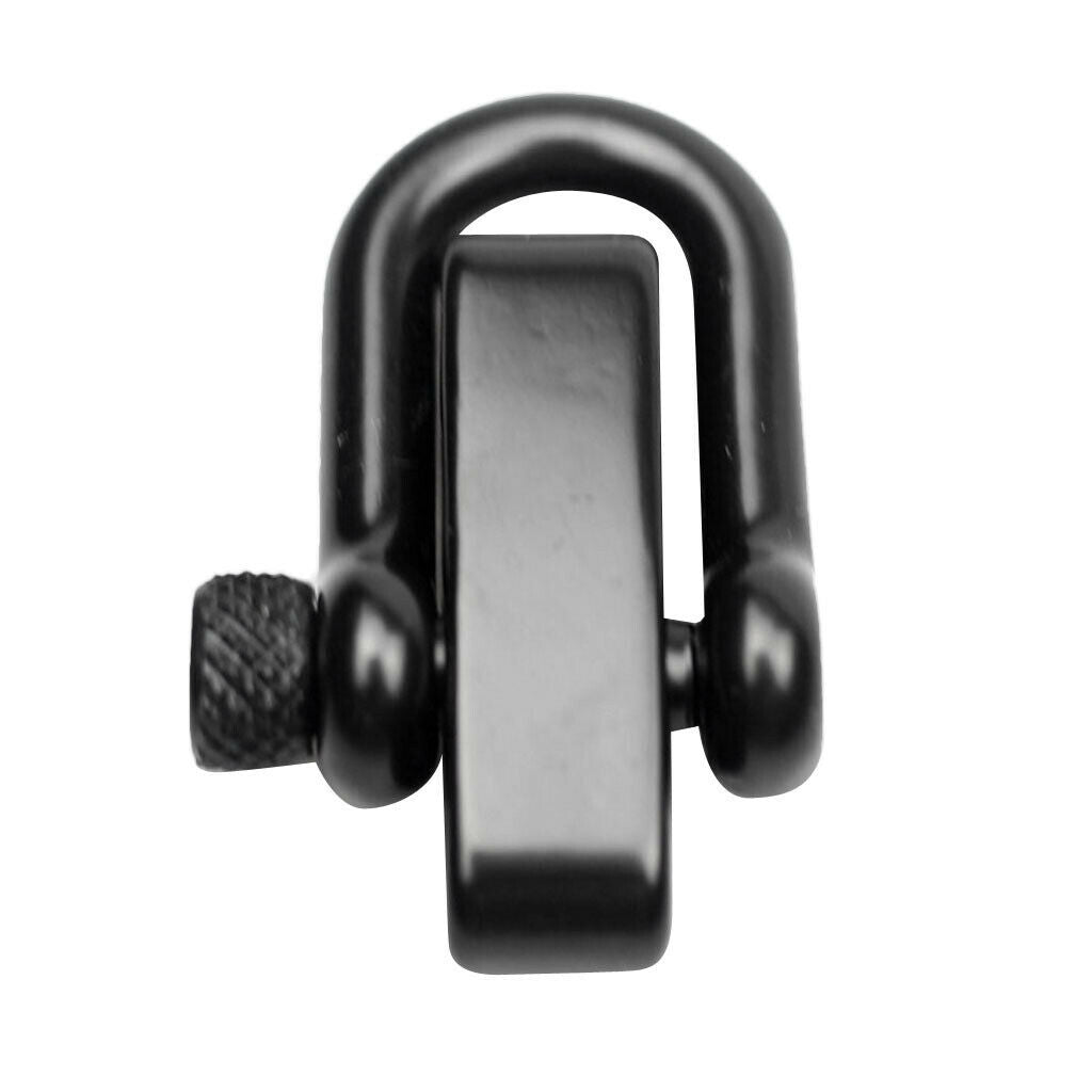 2 Pack U Flat Adjustable Shackle Buckle for Survival Paracord Bracelet,